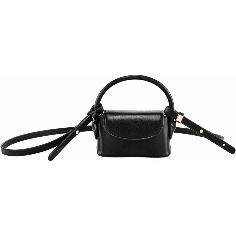 Women Mini PU Leather Purse Crossbody Clutch Gift Trendy Petite Bag